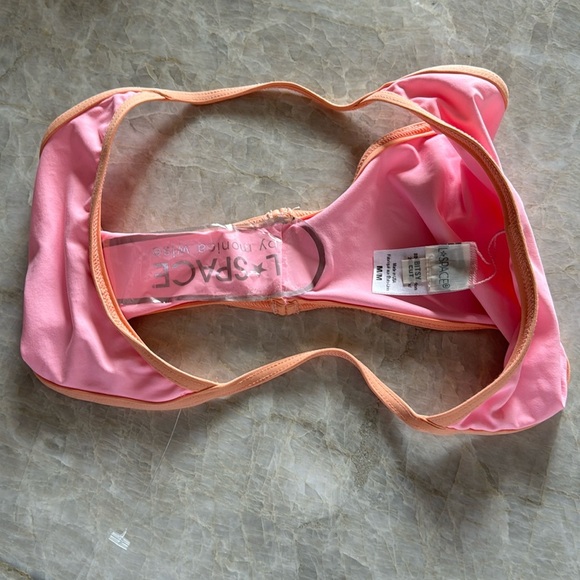NWOT L’space‎ Tommy Bikini Bottom Pink Retails $86 - Picture 7 of 10
